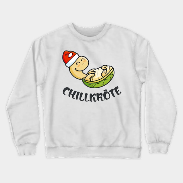 Chillköte witzige Schildkröte Weihnachten Geschenk Crewneck Sweatshirt by Foxxy Merch